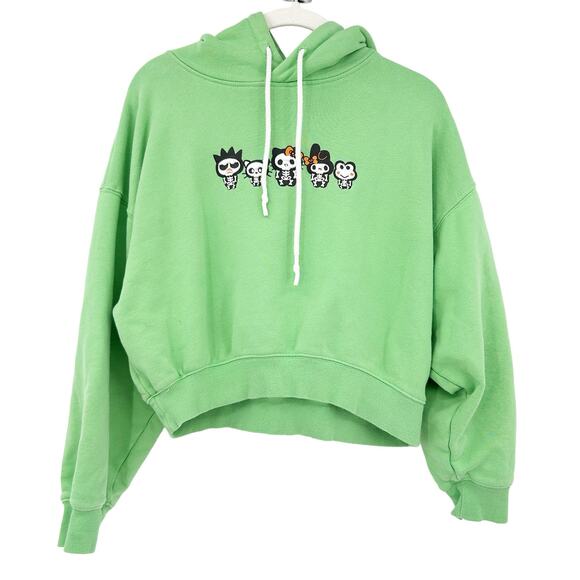 Forever 21 X Hello Kitty & Friends Sanrio Skeleton Hoodie Sweatshirt Size S - Picture 2 of 7